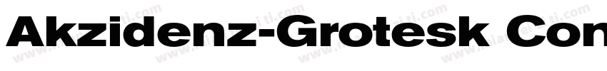 Akzidenz-Grotesk Condensed BQ字体转换